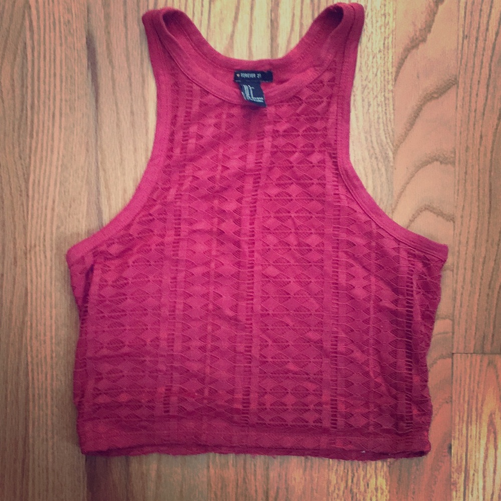 Buyer orange crop top